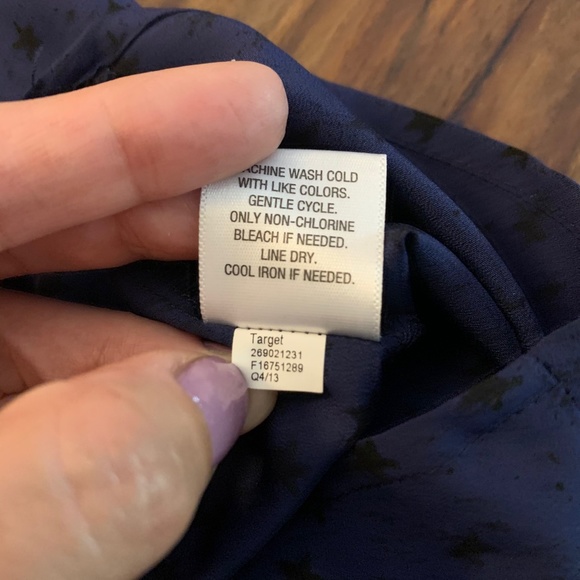 CONVERSE ONE STAR Navy Blue Stars Tank Top Sz‎ XS - Picture 6 of 6